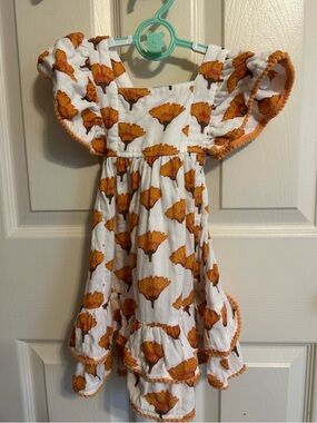 SOLD Kate Quinn marigold dress